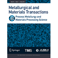 Metallurgical And Materials Transactions B Publons